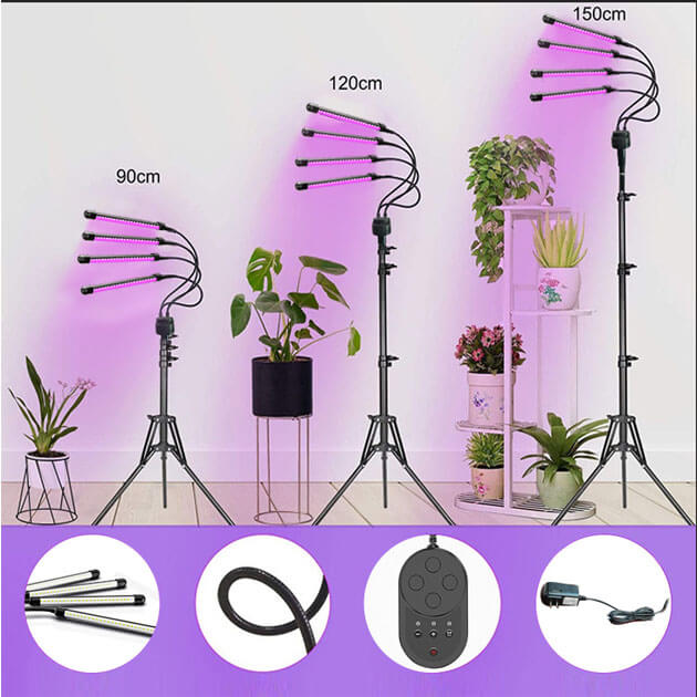  LED Grow Lights with Stand-Muizlux